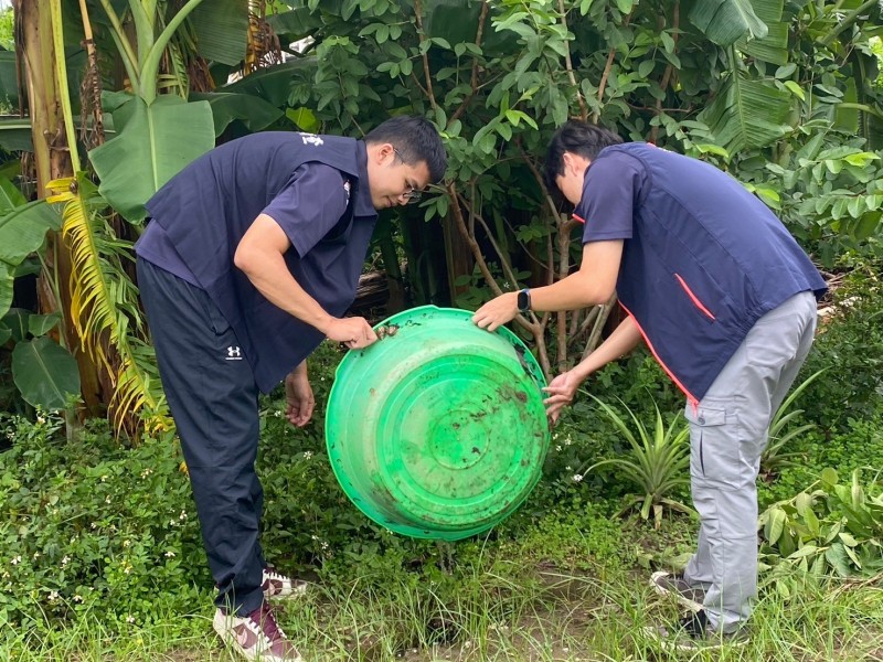 雨後一周關鍵期預防登革熱 花蓮市公所提醒民眾清除積水容器